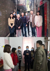 亚星官网生物前往永和新庄社区探望困难群众
